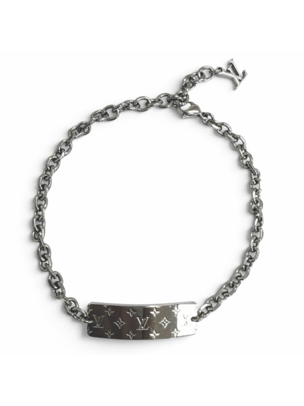 Louis Vuitton Bracelet Monogram Gold Silver